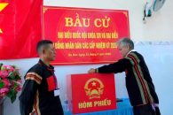 Gần 60.000 cử tri xã Ea Kar phấn khởi tham gia Ngày hội toàn dân