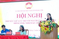 Hội nghị tiếp xúc cử tri với người ứng cử  đại biểu HĐND tỉnh Đắk Lắk khóa XI, nhiệm kỳ 2026 – 2031