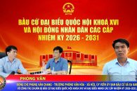 Phỏng vấn đồng chí Phùng Văn Chang, Trưởng phòng Văn hóa – Xã hội, ủy viên Ủy ban bầu cử xã Ea Kar về công tác chuẩn bị bầu cử đại biểu Quốc hội khóa XVI và đại biểu HĐND các cấp nhiệm kỳ 2026-2031.