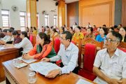 Phòng Giao dịch Ngân hàng Chính sách xã hội Ea Kar tập huấn nghiệp vụ cho tổ trưởng Tổ tiết kiệm và vay vốn trên địa bàn xã Ea Kar