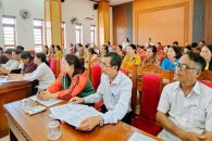 Phòng Giao dịch Ngân hàng Chính sách xã hội Ea Kar tập huấn nghiệp vụ cho tổ trưởng Tổ tiết kiệm và vay vốn trên địa bàn xã Ea Kar